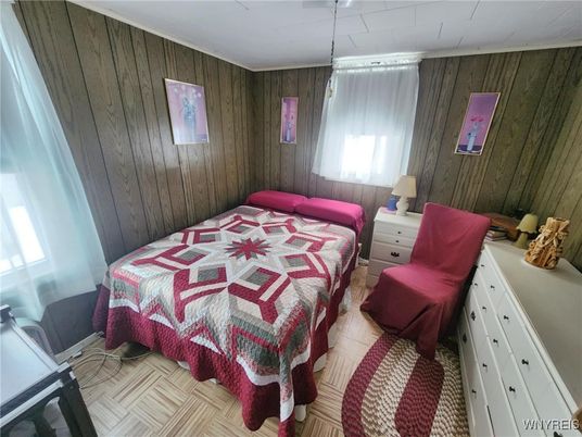 Bedroom, Interior, Wooden Walls