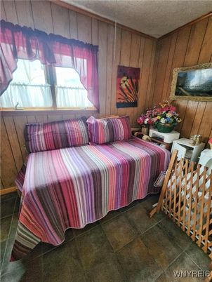Bedroom, Interior, Wooden Walls