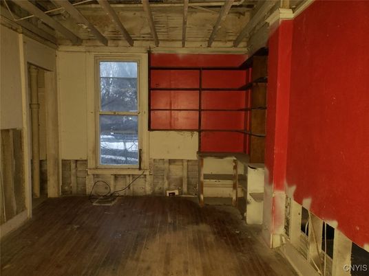 Empty room, Interior, Wooden Beams, Wood Texture Flooring