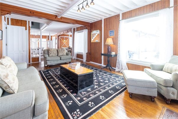 Interior, Living room, Wood Texture Flooring, Wooden Walls