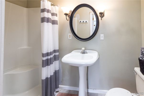 Bathroom, Interior, Wood Texture Flooring