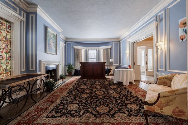 Fireplace, Interior, Wood Texture Flooring