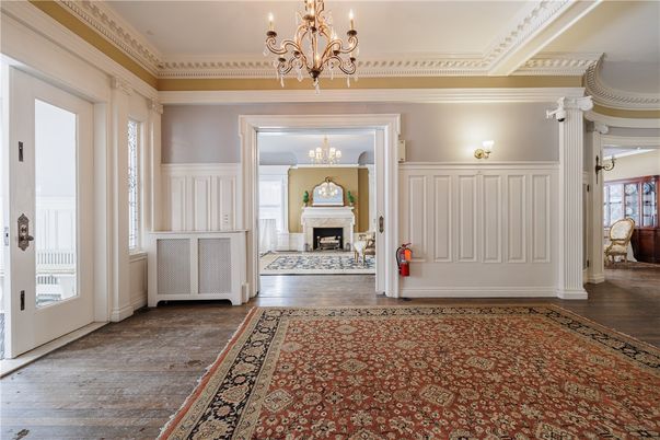Chandelier, Fireplace, Interior, Wood Texture Flooring