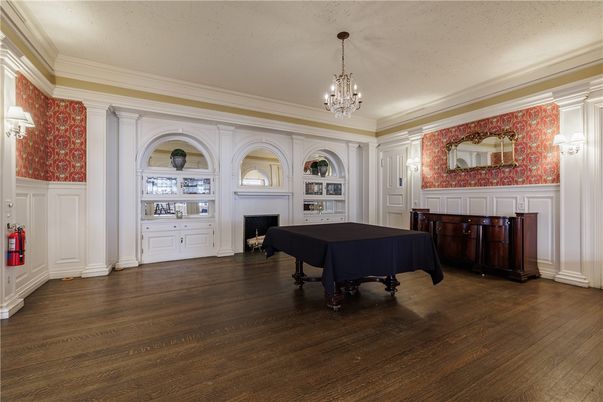 Chandelier, Fireplace, Interior, Wood Texture Flooring