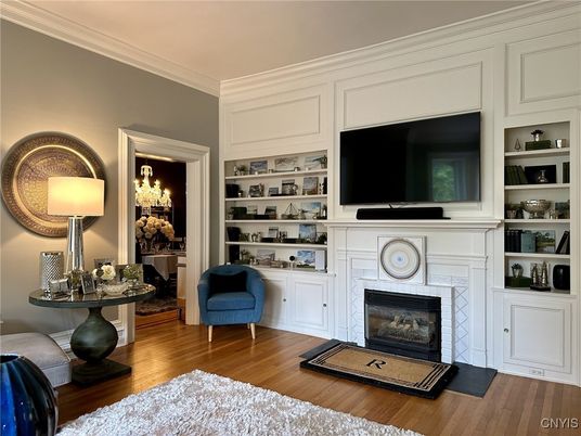 Fireplace, Interior, Wood Texture Flooring