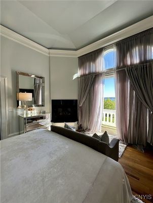 Bedroom, Fireplace, Interior, Living room, Wood Texture Flooring