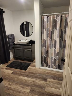 Bathroom, Interior, Wood Texture Flooring