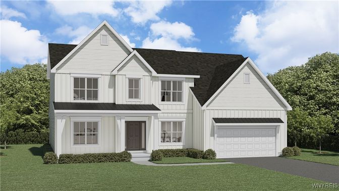 Attached, Exterior, Facade, Farmhouse