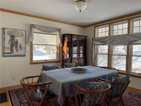 Dining room, Interior, Wood Texture Flooring