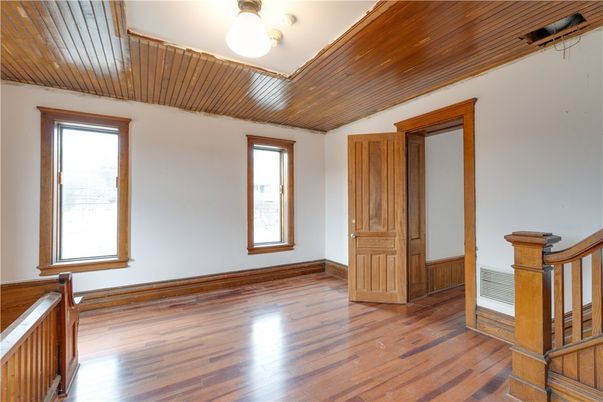 Empty room, Interior, Wooden Ceilings, Wood Texture Flooring