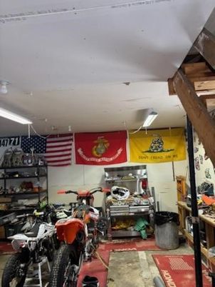 Garage, Interior, Recessed Lighting
