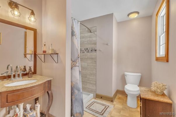 Bathroom, Glass Shower, Interior