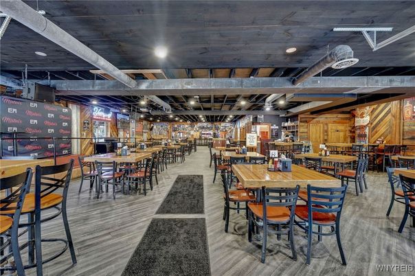 Dining room, Interior, Wooden Walls