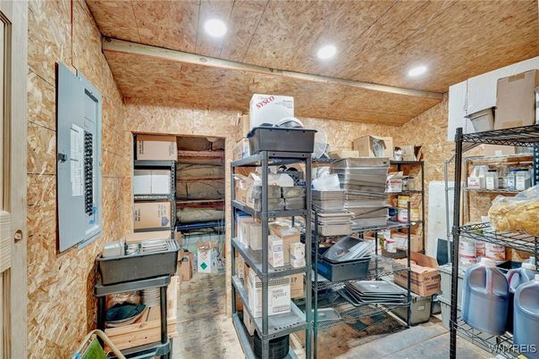 Interior, Recessed Lighting, Stone Walls