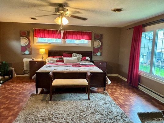 Bedroom, Interior, Wood Texture Flooring