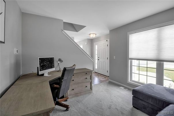 Home Office, Interior, Wood Texture Flooring