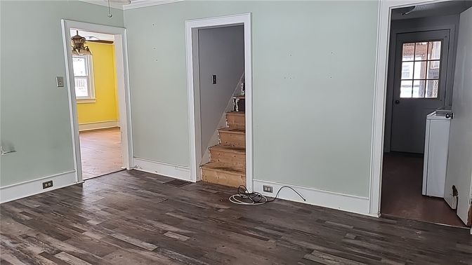 Empty room, Interior, Wood Texture Flooring