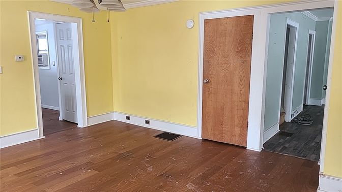 Empty room, Interior, Wood Texture Flooring
