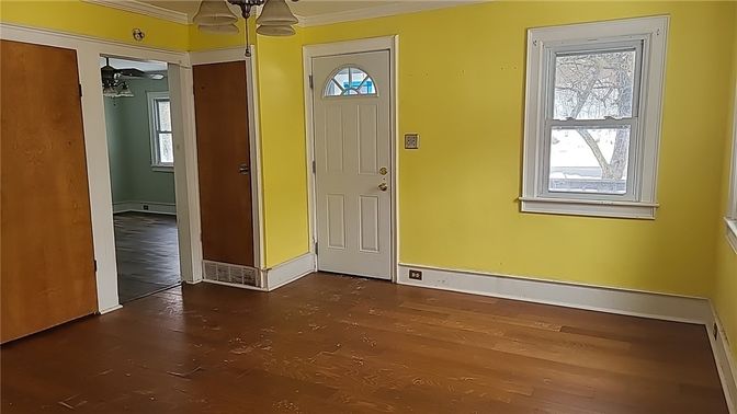 Empty room, Interior, Wood Texture Flooring