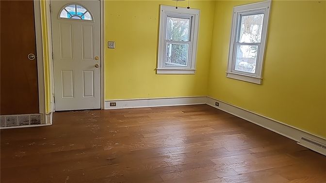 Empty room, Interior, Wood Texture Flooring