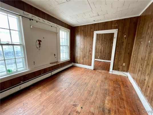 Empty room, Interior, Wood Texture Flooring, Wooden Walls