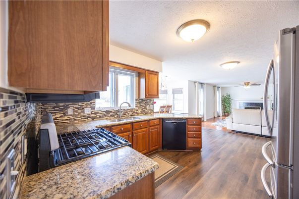 Interior, Kitchen, Wood Texture Flooring