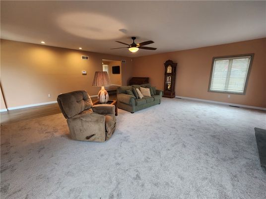 Interior, Living room, Recessed Lighting