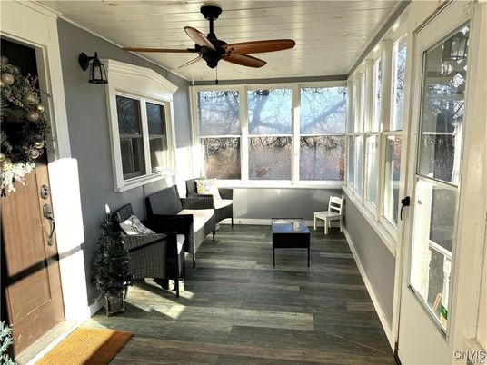Interior, Sun Room, Wood Texture Flooring