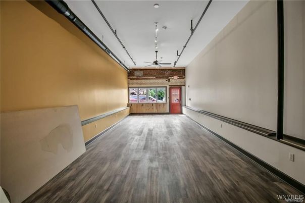Interior, Stone Walls, Wood Texture Flooring