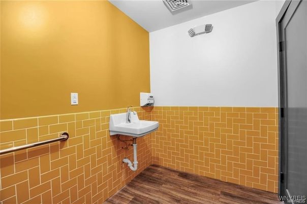 Bathroom, Interior, Wood Texture Flooring