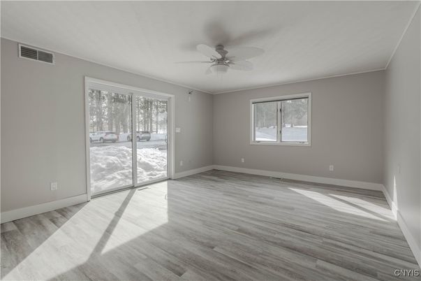 Empty room, Interior, Wood Texture Flooring