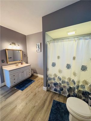 Bathroom, Interior, Wood Texture Flooring