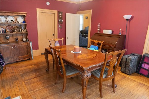 Dining room, Interior, Wood Texture Flooring