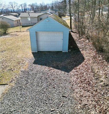 Backyard, Detached Garage, Exterior