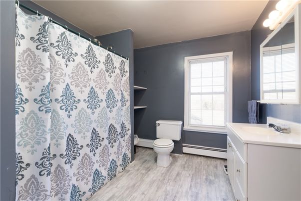 Bathroom, Interior, Wood Texture Flooring
