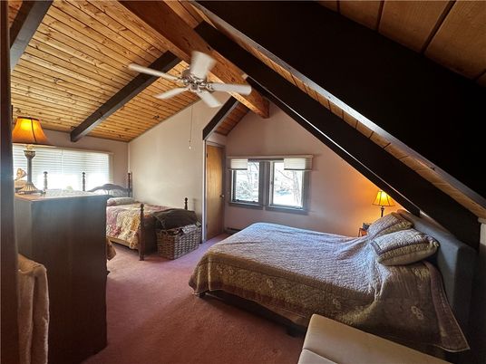 Bedroom, Interior, Wooden Beams, Wooden Ceilings