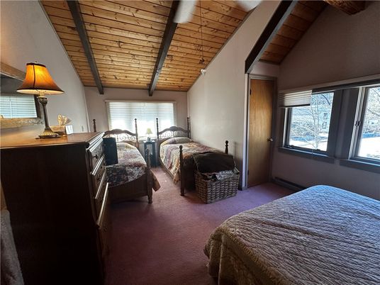 Bedroom, Interior, Wooden Beams, Wooden Ceilings