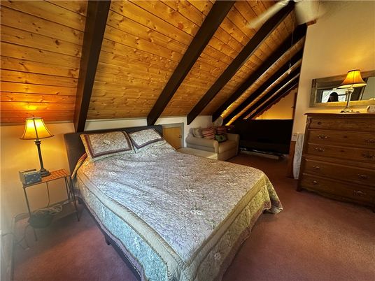 Bedroom, Interior, Wooden Beams, Wooden Ceilings