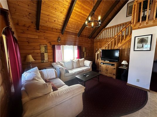 Chandelier, Interior, Living room, Wooden Beams, Wooden Ceilings, Wooden Walls