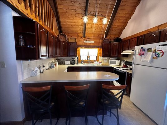 Interior, Kitchen, Pendant Lights, Wooden Ceilings
