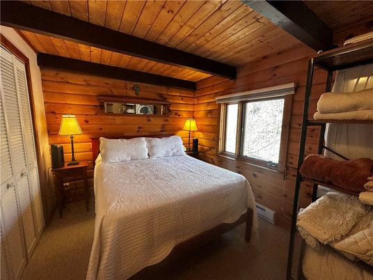 Bedroom, Interior, Wooden Beams, Wooden Ceilings, Wooden Walls