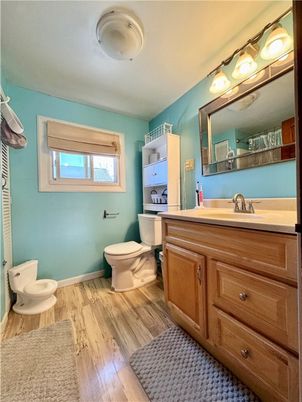 Bathroom, Interior, Wood Texture Flooring