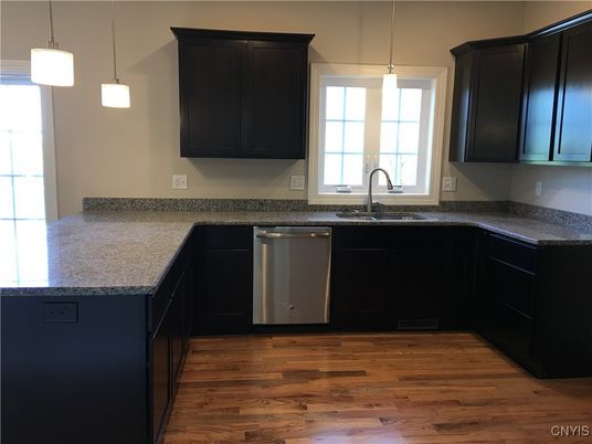 Interior, Kitchen, Pendant Lights, Wood Texture Flooring