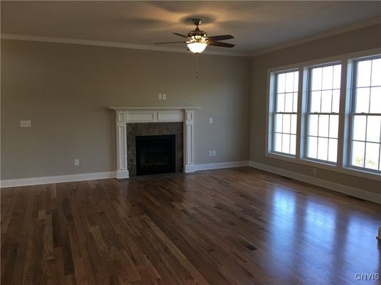 Empty room, Fireplace, Interior, Wood Texture Flooring