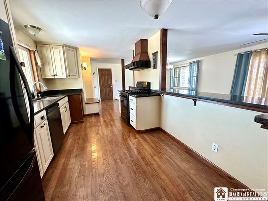 Interior, Kitchen, Wood Texture Flooring