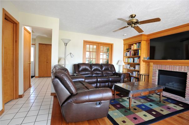 Fireplace, Interior, Living room, Wood Texture Flooring