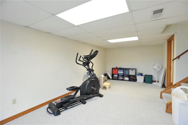 Fitness Equipment, Interior, Recessed Lighting