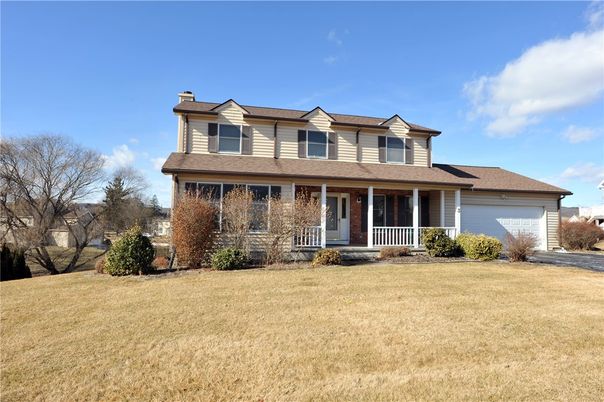 Attached, Backyard, Exterior, Facade, Farmhouse