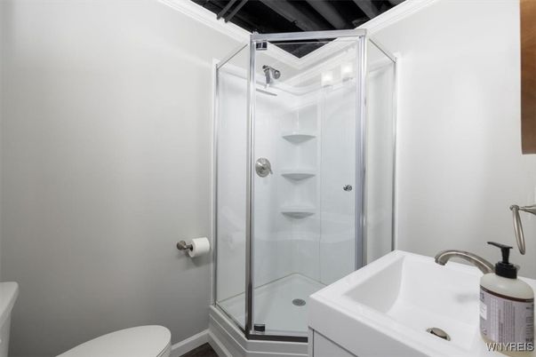 Bathroom, Glass Shower, Interior