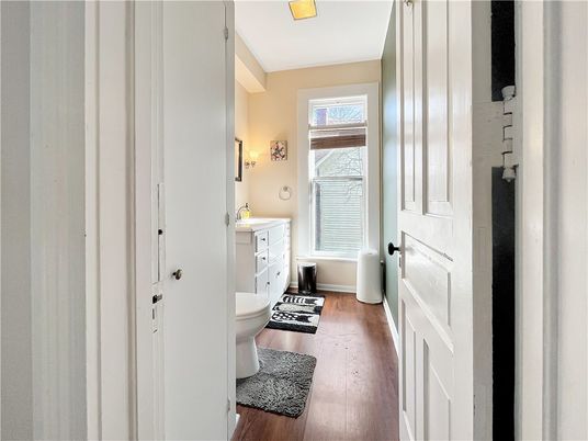 Bathroom, Interior, Wood Texture Flooring